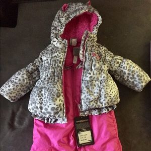 Zero Exposure Toddler Girls snowsuit